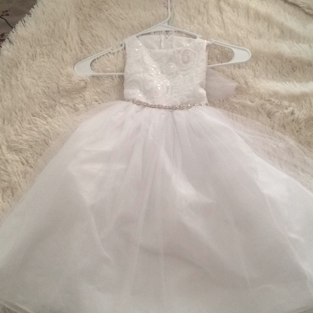 Baptism white children's dress